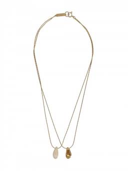 Isabel Marant - Beige Double Drop Neckpiece
