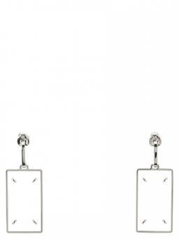 Maison Margiela - Silver Four Stitches Drop Earrings