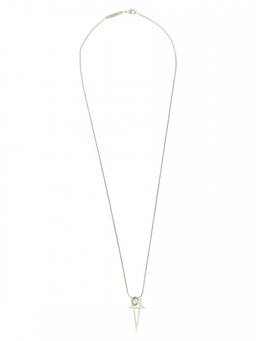 Rick Owens - Silver Pentagram Pendant Necklace