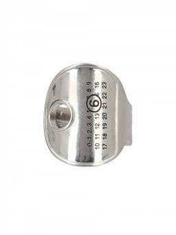 MM6 Maison Margiela - Silver Logo Ear Cuff