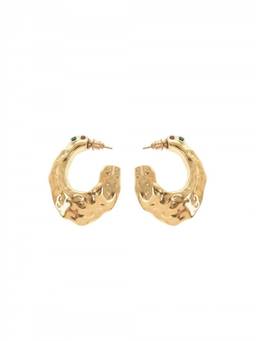 Palm Angels - Golden Hoop Earrings