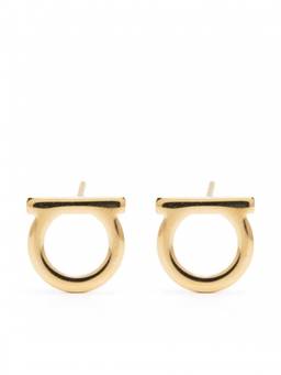 Ferragamo - Golden Gancini Earrings