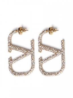 Valentino Garavani - Golden Vlogo Signature Earrings