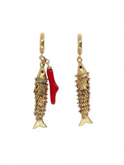 Isabel Marant - Gold Fish Drop Earrings