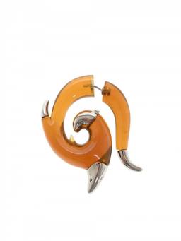 Dsquared2 - Orange Flames Single Earring