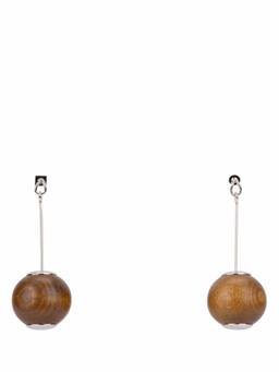 JACQUEMUS - Brown Les Grandes Boucles Nodo Earrings
