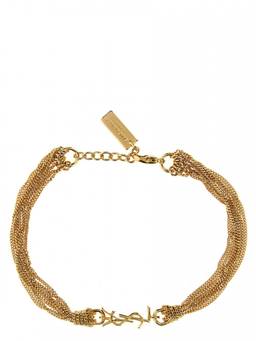 Saint Laurent - Gold Cassandre Tassel Bracelet