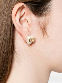 Valentino Garavani - Golden Vlogo Signature Pearl Stud Earrings