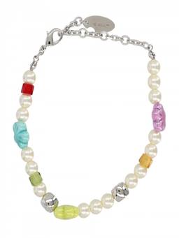 OFF-WHITE - Multicolor Beaded Chain Bracelet