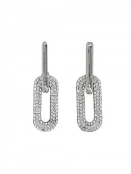 Marc Jacobs - Silver Embellished Drop Earrings
