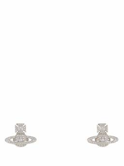 Vivienne Westwood - Silver Crystal Stud Earrings