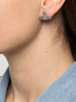 Vivienne Westwood - Silver Logo Stud Earrings