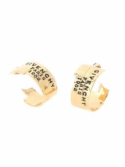 Givenchy - Golden Tape Hoop Earrings