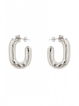 RABANNE - Silver Hoop Earrings