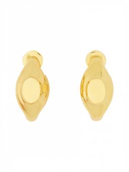 Patou - Golden Signet Hoop Earrings