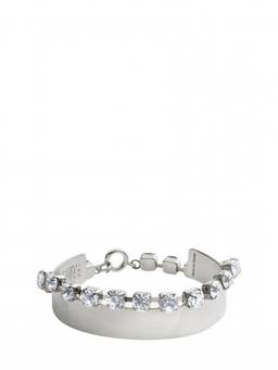 MM6 Maison Margiela - Silver Crystal Chain Bracelet (S)