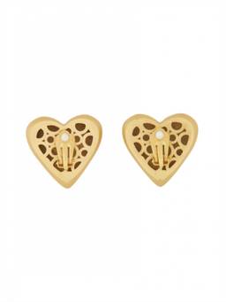 Dolce&Gabbana - Gold Heart Stud Earrings