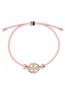 TORY BURCH - Pink Gold Miller Cord Bracelet