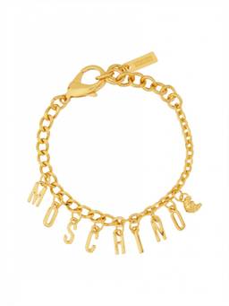 Moschino - Golden Logo Charm Bracelet