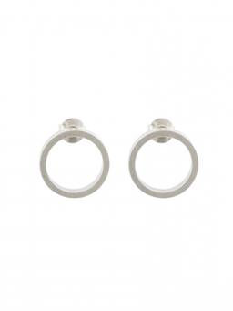 Maison Margiela - Silver Minimal Hoop Earrings