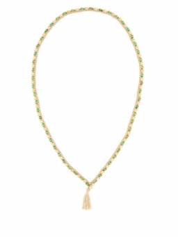 Alanui - Multi Color Embellished Crochet Necklace
