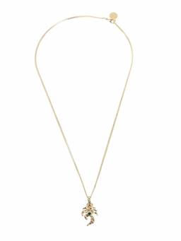 Palm Angels - Golden Logo Pendant Necklace