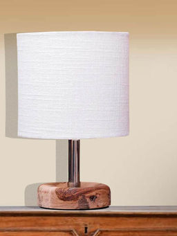 PineCraft International - Edra Table Lamp with with Beige Shade