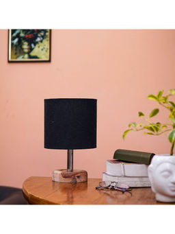 PineCraft International - Edra Table Lamp with Black Shade