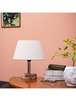 PineCraft International - Edra Table Lamp with White Shade