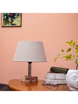 PineCraft International - Edra Table Lamp with Grey Shade