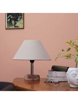 PineCraft International - Edra Table Lamp with Grey Shade