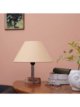 PineCraft International - Edra Table Lamp with Gold Shade