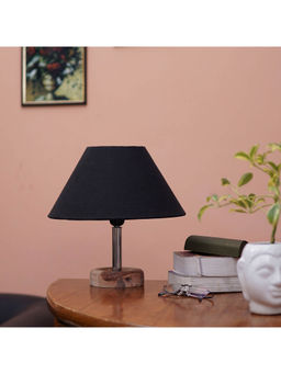 PineCraft International - Edra Table Lamp with Black Shade