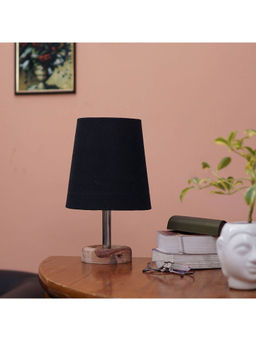 PineCraft International - Edra Table Lamp with Black Shade