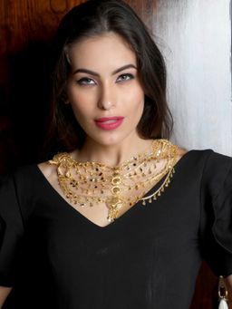 Odette - Stunning Gold Necklace for Women (Set of 3)