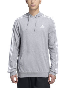 adidas - M 3S Fl Hd Grey Hoodie