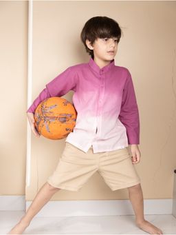 Mamarill - Boys Pink Ombre Shirt
