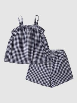 GAP - Girls Multi-Color Checks Top & Shorts