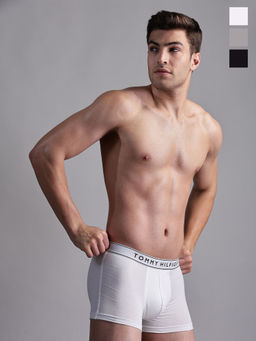 Tommy Hilfiger - Men Multi-Color Solid Trunks (Pack of 3)