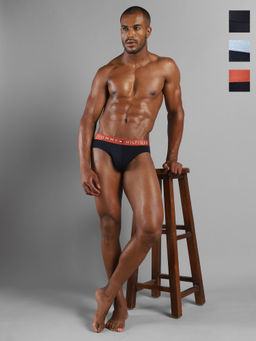Tommy Hilfiger - Men Multi-Color Solid Briefs (Pack of 3)