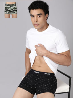 Levi's - Men Multi-Color Printed 2 Trunks (Pack of 2)