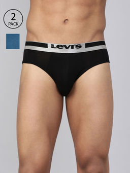 Levi's - Men Multi-Color Solid Briefs (Pack of 2)