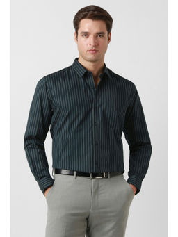 Peter England - Men Navy Blue Nuvo Fit Shirt