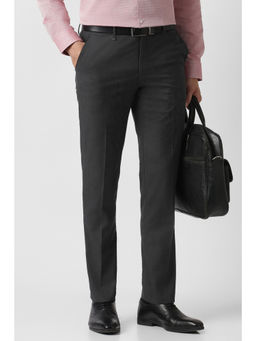 Van Heusen - Men Black Check Trouser