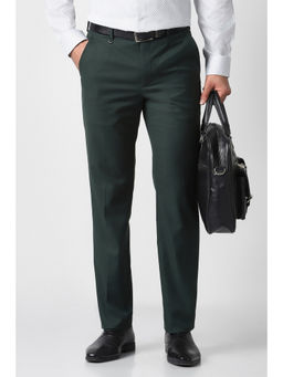 Van Heusen - Men Green Check Trouser