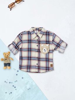 max - Blue Checks Regular Shirt