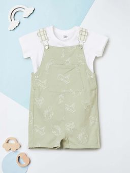 max - Green Printed Regular Shirt