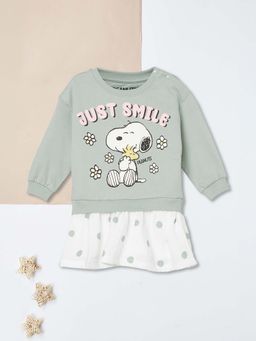 max - Green Printed Regular Dress