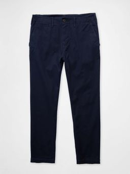 American Eagle - Men Navy Blue Straight Trouser