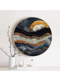 The Artment - Gold Scape Canvas (matte Finish)- Multi